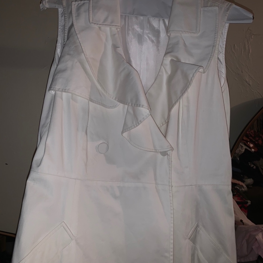 White Calvin Klein dress